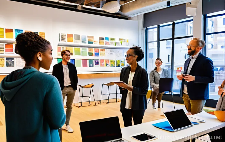 미술문화기획사 자격증 취득 방법 - **A confident cultural manager stepping through a metaphorical archway of light, representing new op...