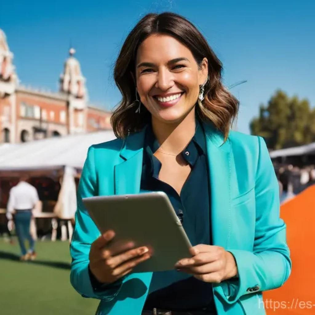 미술문화기획사의 연봉 수준과 직무 만족도 - **Prompt:** A dynamic, mid-career cultural manager, a woman in her late 30s, with a warm smile and f...