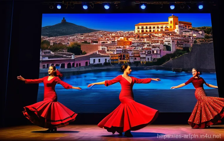 미술문화기획사의 직업 전망과 미래 - An enchanting outdoor community festival set in a picturesque plaza of a charming Spanish pueblo, bu...
