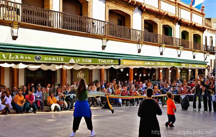 미술문화기획사의 사회적 기여 사례 - **Empowering Art Therapy Session for Youth in a Latin American City**
    A medium-shot, intimate sc...