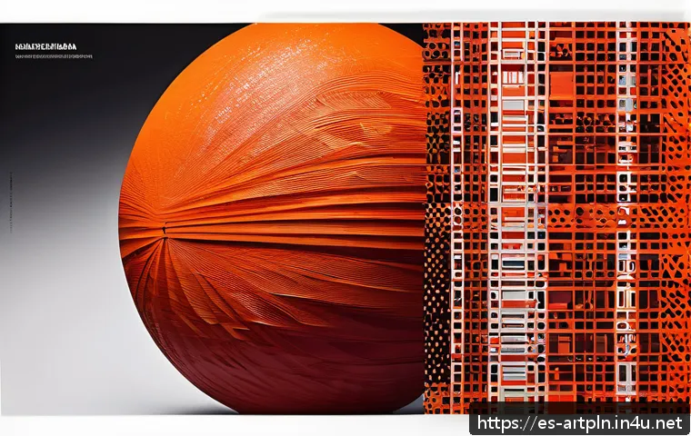 미술문화기획사의 전시회 홍보 포스터 제작 사례 - A vibrant contemporary art exhibition poster featuring a dominant warm red-orange color palette that...